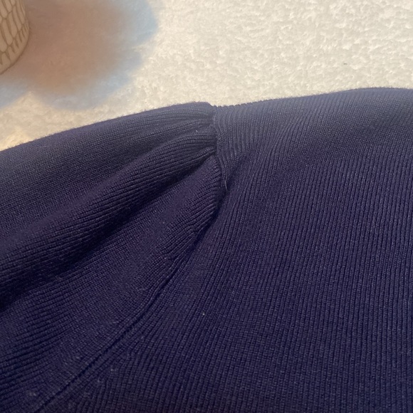 WHISPER KNIT by Louis Dell’Olio NWOT Size XL Navy Sweater - Picture 5 of 8